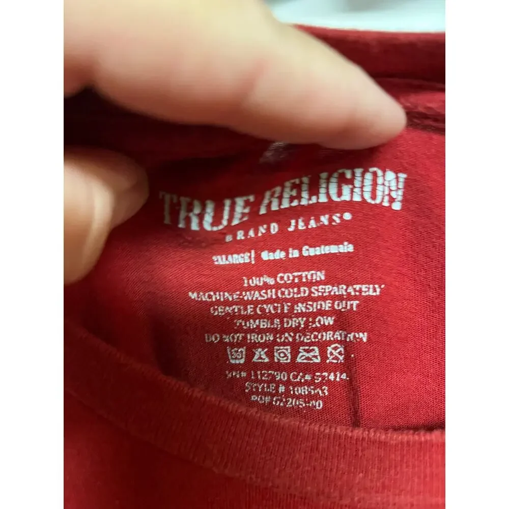 True Religion Mens T shirt XL